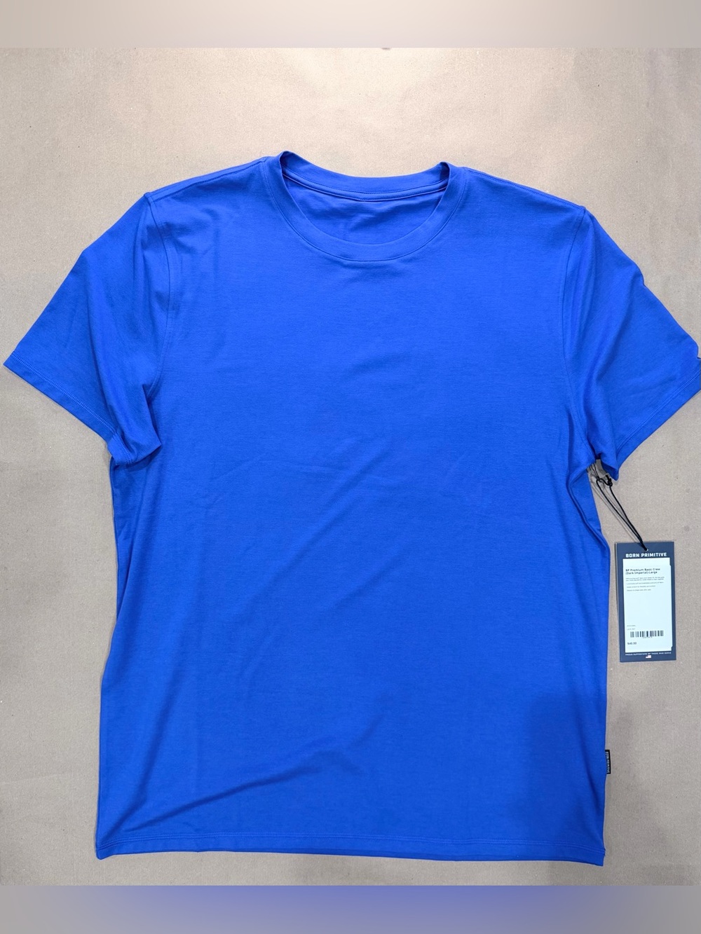 NWT Born Primitive Premium Basic Crew – Men’s Large Dark Imperial Blue